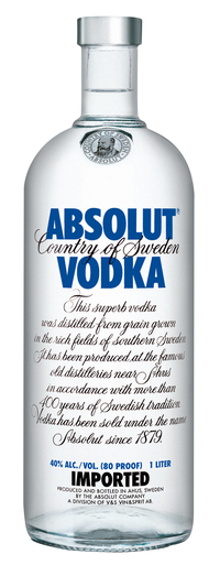 Absolut Vodka- 1 liter